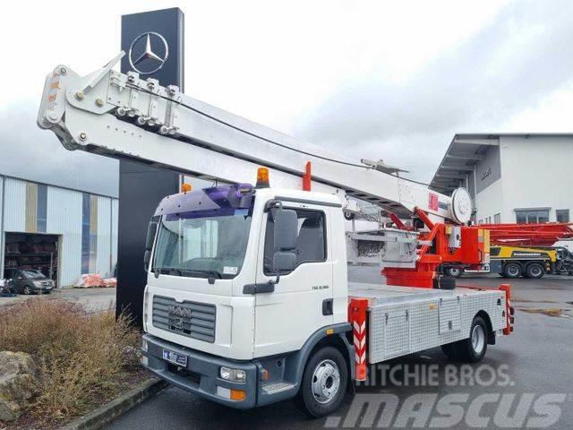 MAN TGL 8.180 4x2 Dachdecker-Kran Klaas K26/34TS Φορτηγά με Γερανό
