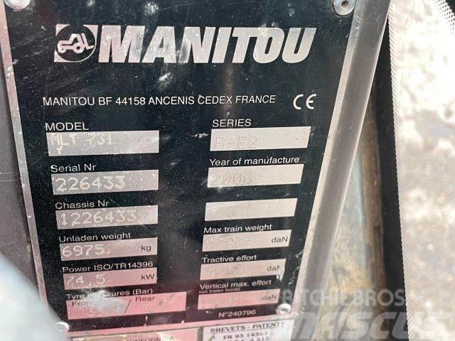 Manitou MTL731 frontloader 4x4 VIN 433 Φορτωτές με λάστιχα (Τροχοφόροι)