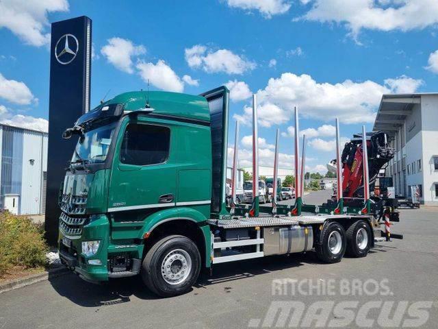 Mercedes-Benz Arocs 2651 L 6x4 + Kran: Epsilon M12Z91 Φορτηγά ξυλείας