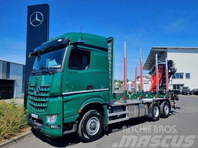 Mercedes-Benz Arocs 2751 L 6x2 (6x4) HAD + Kran: Epsilon M12Z Φορτηγά ξυλείας