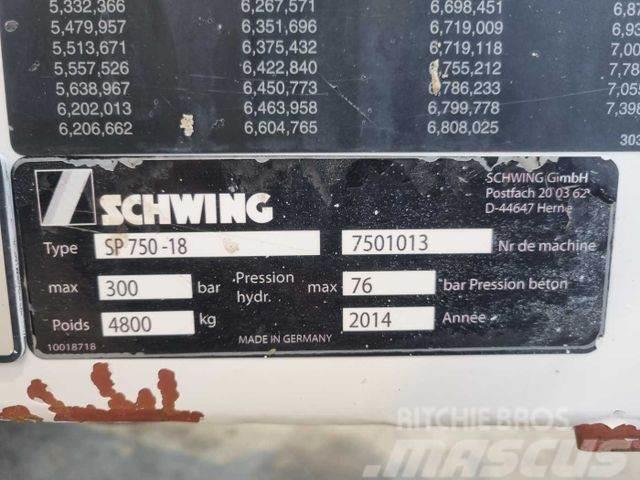 Schwing SP 750-18 Gummiketten Φορτηγά-Μπετονιέρες