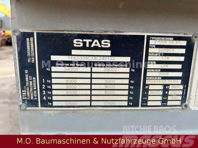 Stas S339CX / 3 Achser / Luft / Plane / Ανατρεπόμενες ημιρυμούλκες