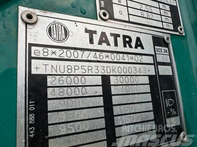 Tatra woodtransporter 6x6, crane + R.CH trailer vin343 Γερανοί παντός εδάφους