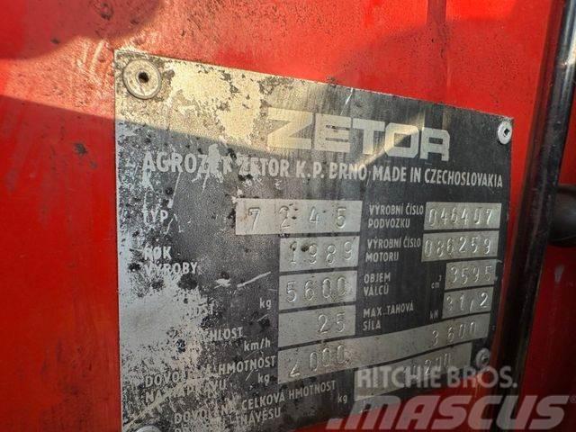 Zetor 7245 4x4 + snow blower vin 407 Άλλα γεωργικά μηχανήματα