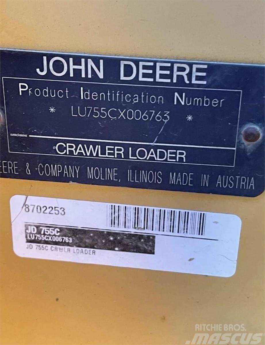 John Deere 755C Φορτωτές με ερπύστριες