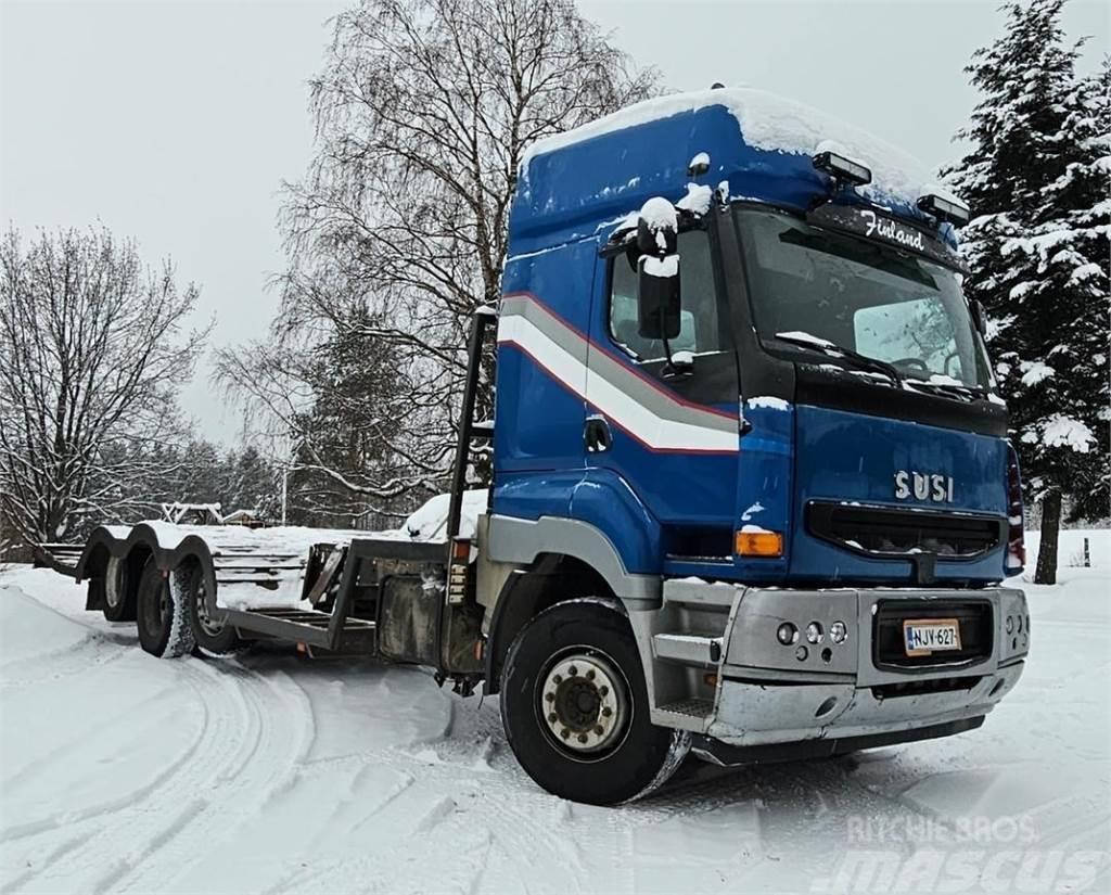 Sisu E11M 8x2 metsäkoneritilä Φορτηγά μεταφοράς δασικών μηχανημάτων