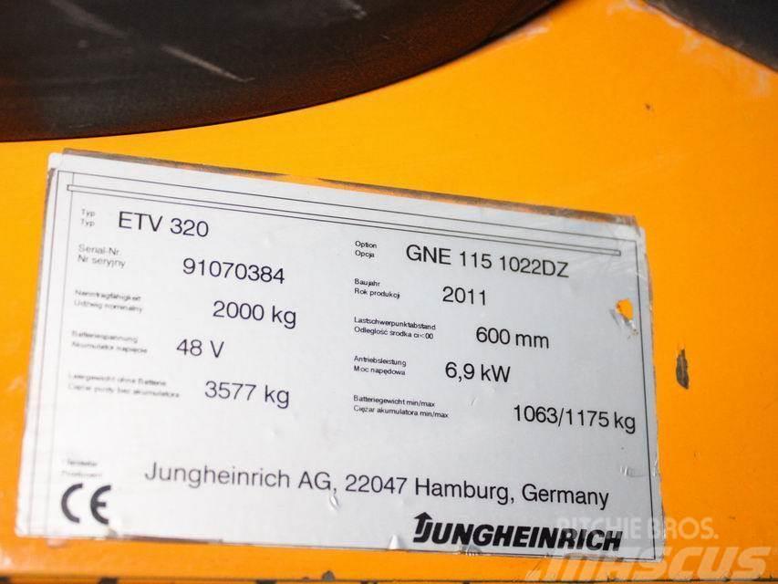 Jungheinrich ETV 320 GNE115-1052DZ Ανυψωτικά στενών δρόμων