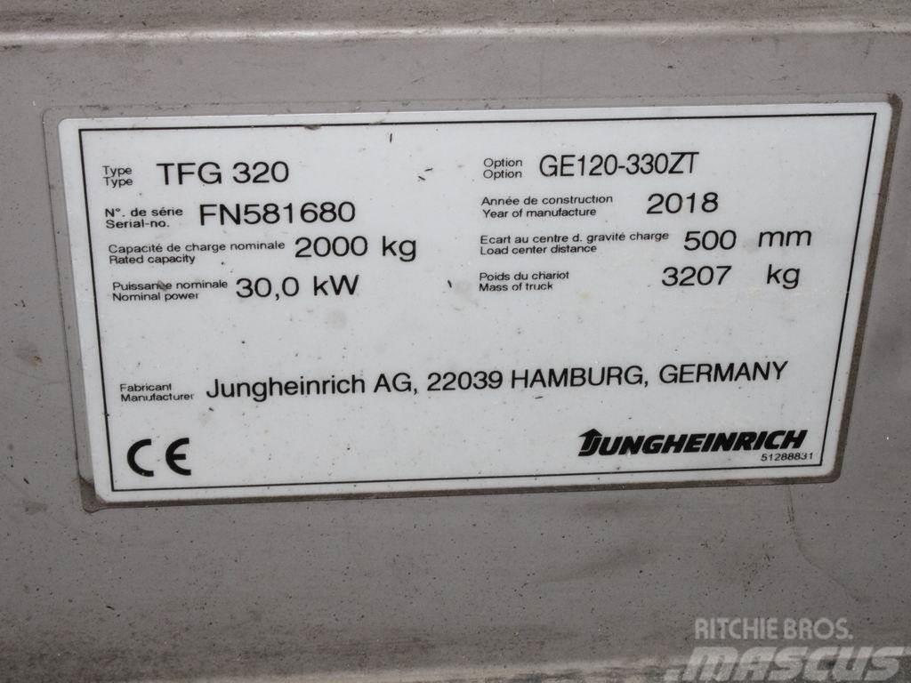 Jungheinrich TFG 320 G120-330ZT Περονοφόρα ανυψωτικά κλαρκ με φυσικό αέριο LPG