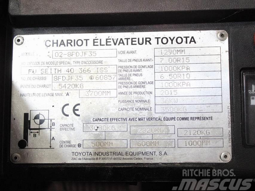 Toyota 02-8 FDJF 35 Πετρελαιοκίνητα Κλαρκ