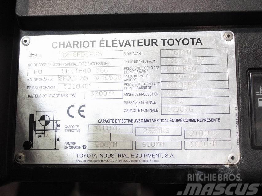 Toyota 02-8 FDJF 35 Πετρελαιοκίνητα Κλαρκ