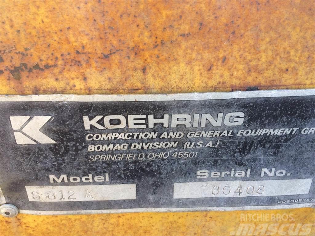 Koehring S812A Οδοστρωτήρες μονού κυλίνδρου