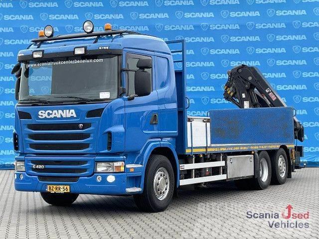Scania G 420 LB6x2*4HNA 9T 6320x2540 HIAB 211 EP-4 AIRCO Φορτηγά Kαρότσα με ανοιγόμενα πλαϊνά