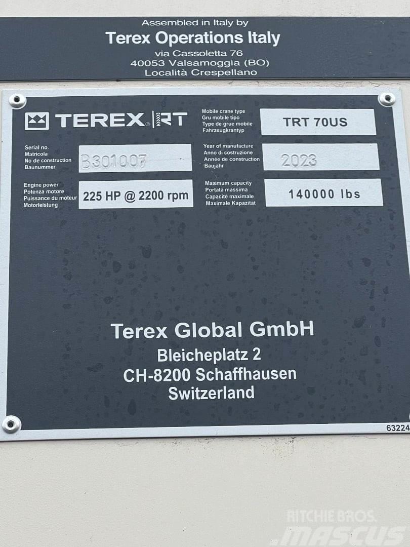 Terex TRT 70 Γερανοί ανώμαλου εδάφους