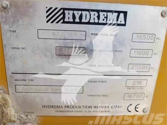 Hydrema 922HM Σπαστό Dump Truck ADT