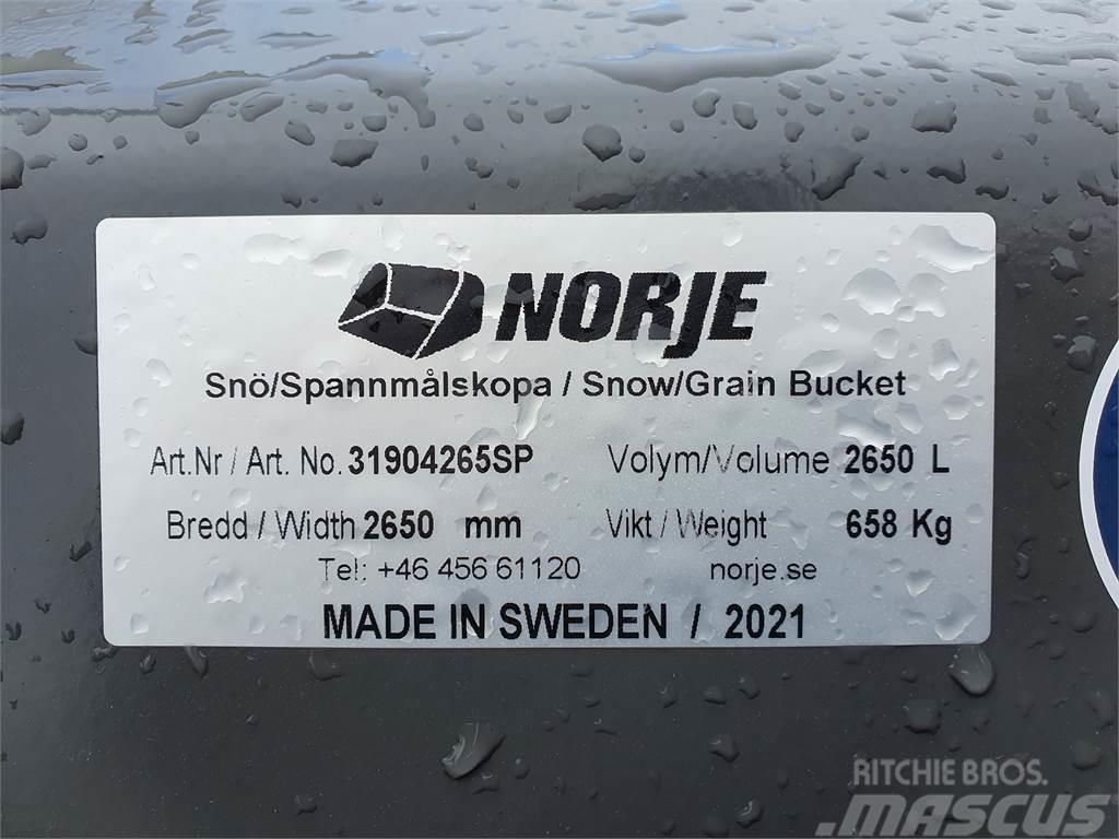Norje Snöskopa B2650, 2,65m2 BM Κουβάδες