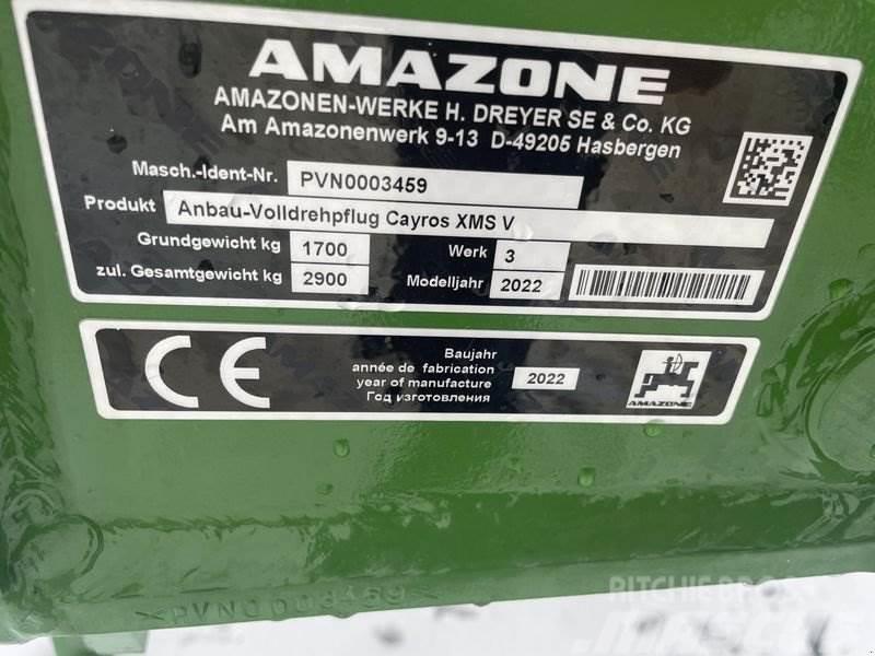 Amazone CAYROS XMS 950 VS Συμβατικά άροτρα