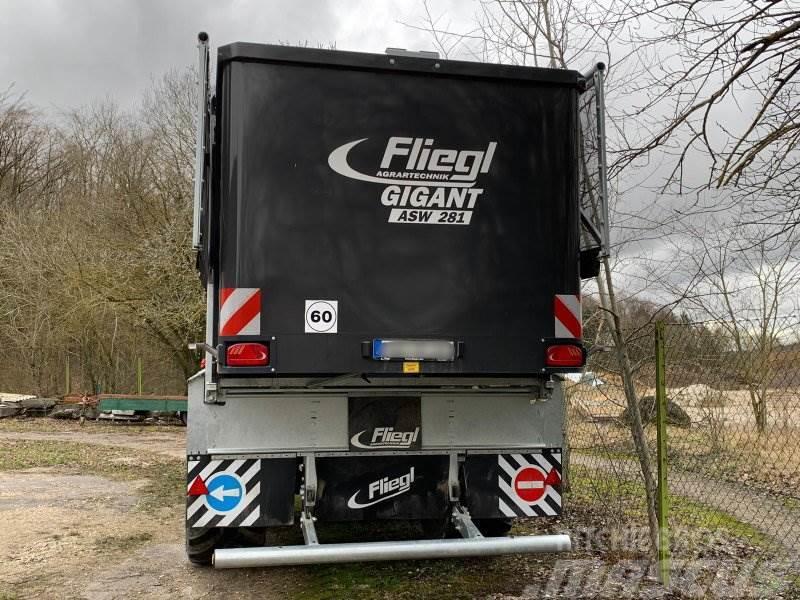 Fliegl ASW 281 GIGANT FOX + Top Lift Light 40m³ Λοιπές ρυμούλκες
