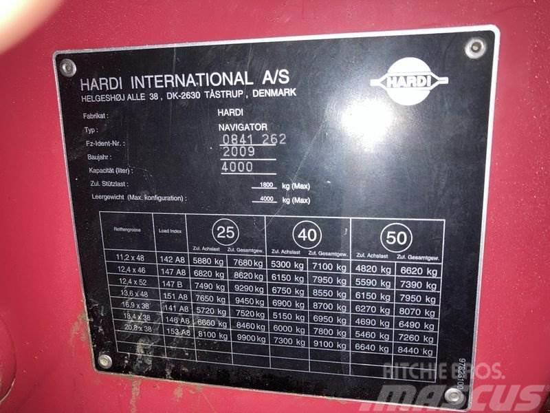 Hardi NAVIGATOR 4000 L Διασκορπιστές κοπριάς