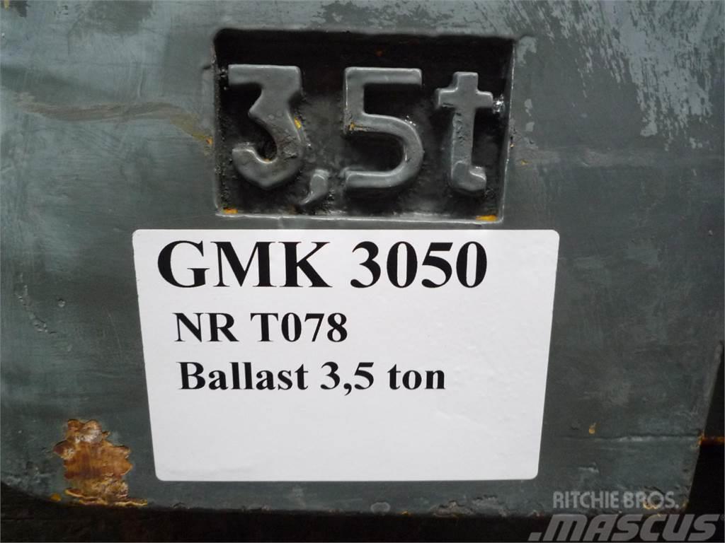 Grove GMK 3050 counterweight 3,5 ton Εξαρτήματα και εξοπλισμός για γερανούς