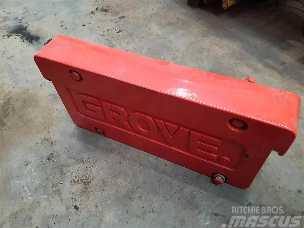 Grove GMK 5130-2 counterweight 1 ton Εξαρτήματα και εξοπλισμός για γερανούς