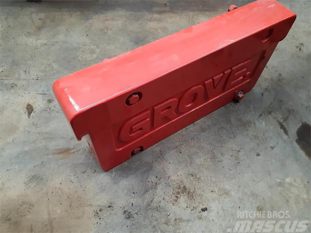 Grove GMK 5130-2 counterweight 1 ton Εξαρτήματα και εξοπλισμός για γερανούς