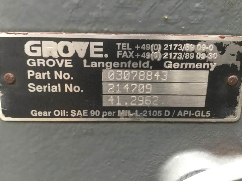 Kessler Grove GMK 3055 diff box axle nr 1 Εξαρτήματα και εξοπλισμός για γερανούς
