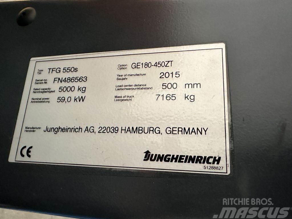 Jungheinrich TFG 550s - nur 1080 Stunden !!! Περονοφόρα ανυψωτικά κλαρκ με φυσικό αέριο LPG